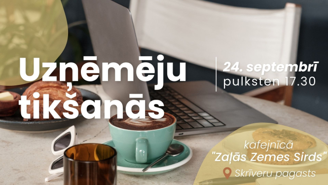 Uzņēmēju tikšanās baneris