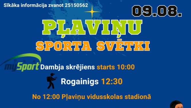Afiša sporta svētkiem