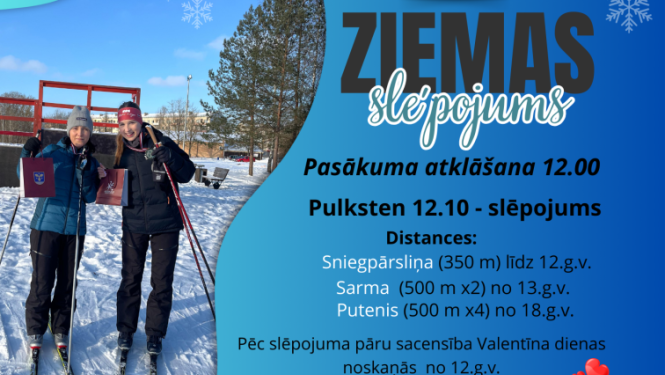 Ziemas slēpojuma afiša