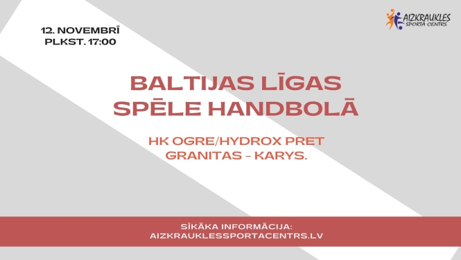 Baltijas līgas spēle handbolā