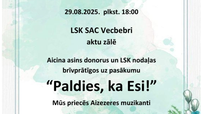 pasākuma afiša