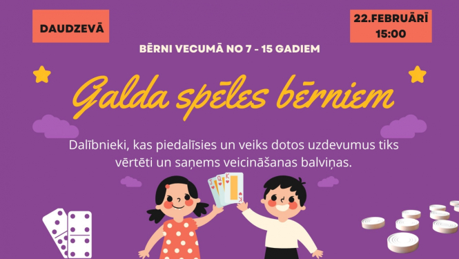 Galda spēles bērniem