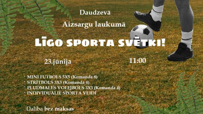 Līgo sporta svētki Daudzevā