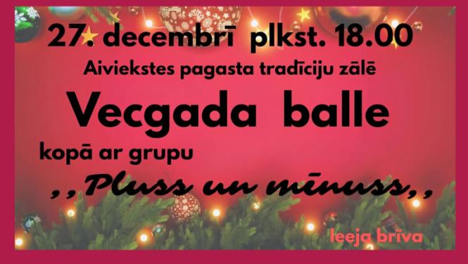 Vecgada balle kopā ar grupu “Pluss un mīnuss”