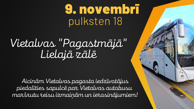autobusu maršrutu izmaiņas