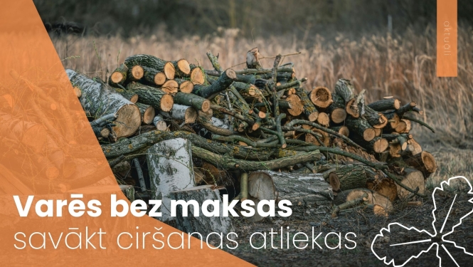 cirmas atliekas saliktas kaudzē