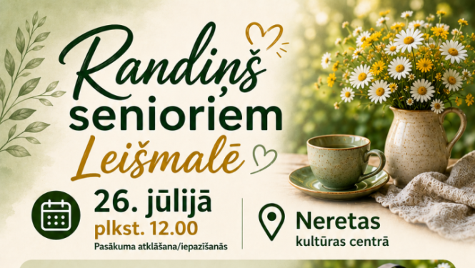 Randiņš senioriem Leišmalē