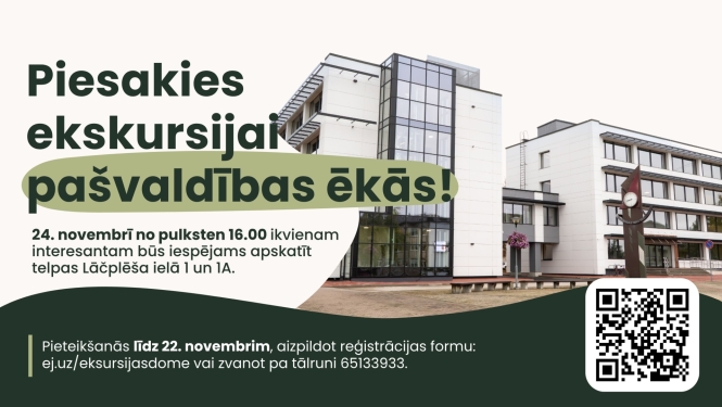 baneris par pieteikšanos ekskursijai