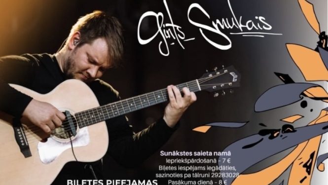 Gints Smukais koncerttūrē “Ekspresijas 1”