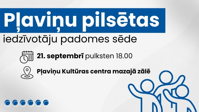baneris par iedzīvotāju padomes sēdi