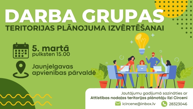 darba grupas teritorijas plānojuma izvērtēšanai