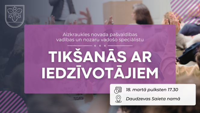 tikšanās ar iedzīvotājiem