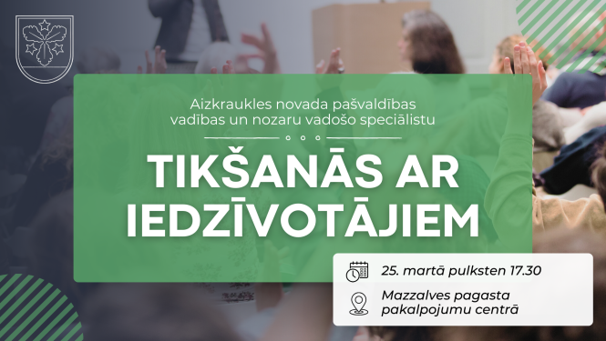 tikšanās ar iedzīvotājiem
