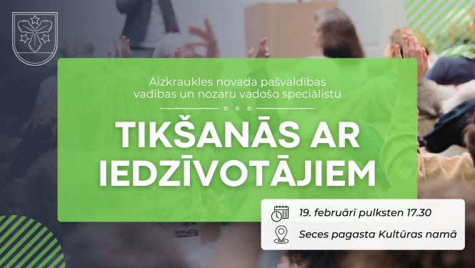 tikšanās ar iedzīvotājiem