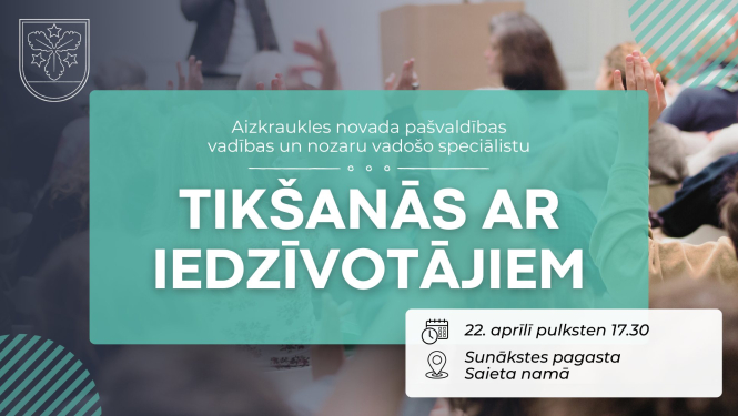 tikšanās ar iedzīvotājiem