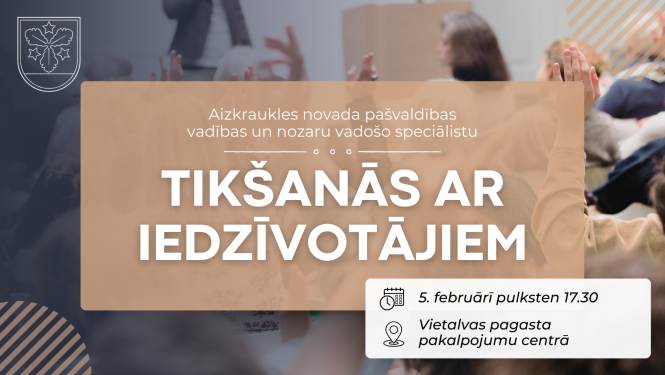 tikšanās ar iedzīvotājiem