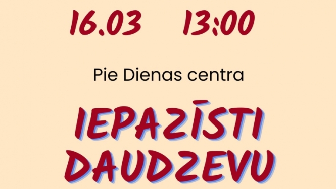 Iepazīsti Daudzevu