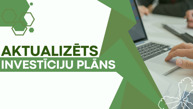 aktualizēts investīciju plāns