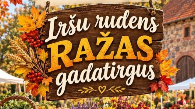 Iršu rudens krāsu ražas tirgus
