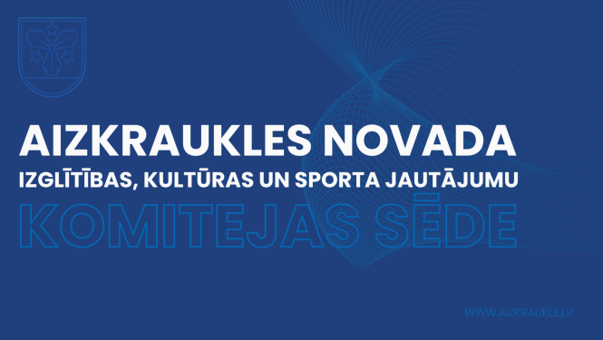 Izglītības komitejas baneris