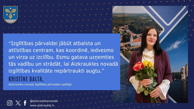 Izglītības pārvaldes vadītāja