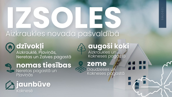 Pašvaldība izsolēs pārdod īpašumus