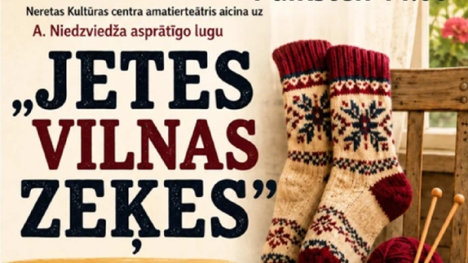 A. Niedzvieža asprātīgā luga „Jetes vilnas zeķes”