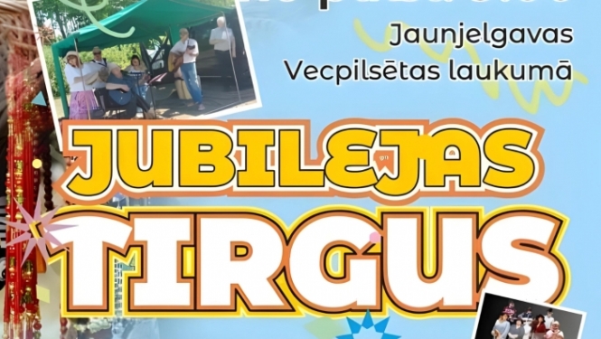 Jubilejas tirgus afiša