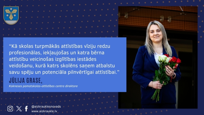jaunā Kokneses pamatskolas-attīstības centra direktore