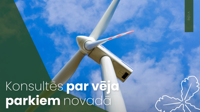 Konsultēs par vēja parkiem novadā