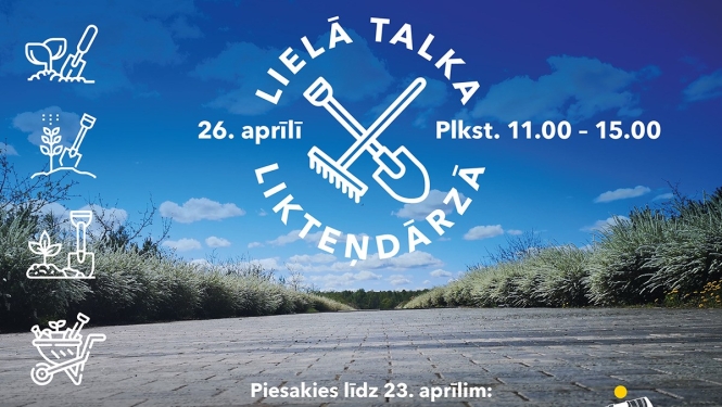 Lielās talkas afiša