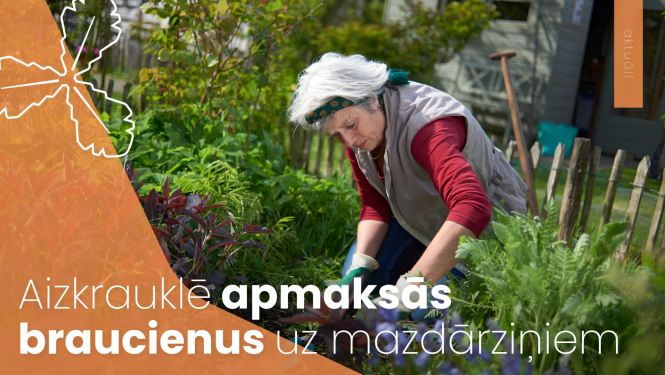 Aizkrauklē apmaksās braucienus uz mazdārziņiem