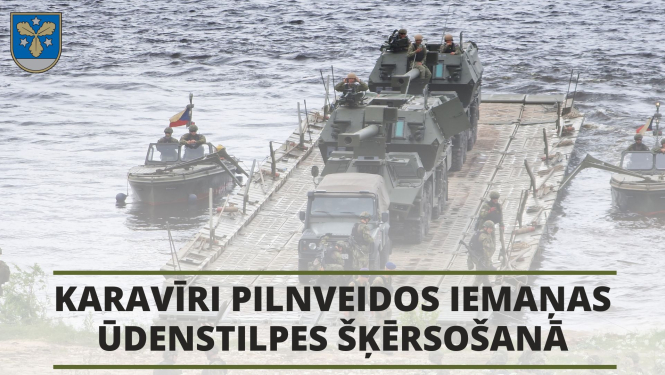 karavīri uz udens