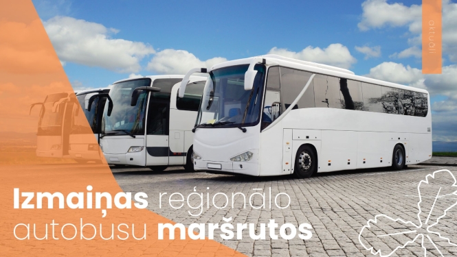 izmaiņas maršrutos