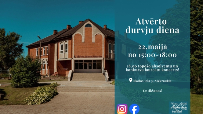 Atvērto durvju dienas afiša