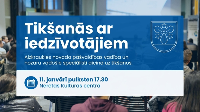 tikšanās ar iedzīvotājiem afiša