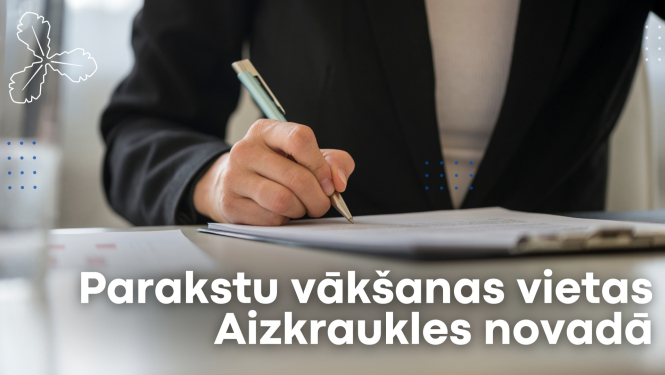 parakstu vākšanas vietas