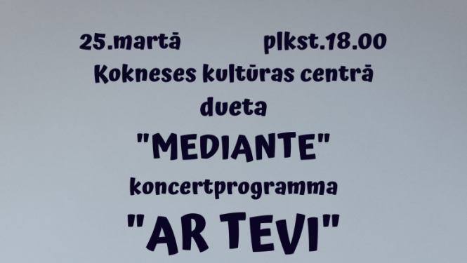 Koncerts "Ar tevi"