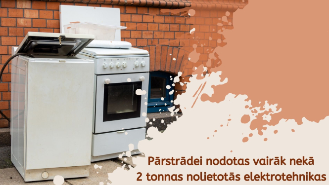 Pārstrādei nodota elektrtehnika