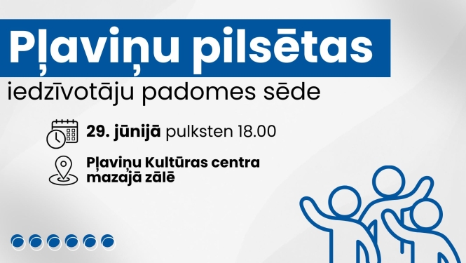 Iedzīvotāju padomes sapulces afiša