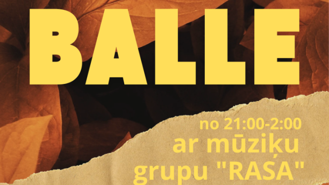 balle ar mūziķu grupu RASA
