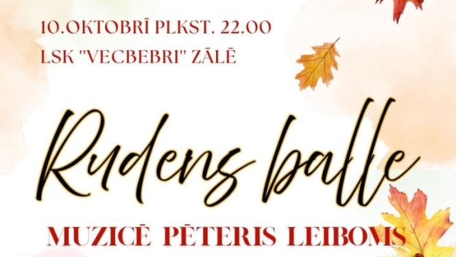 Rudens balle Vecbebros