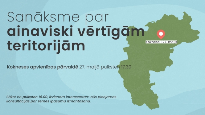 Sanāksmes par ainaviski vērtīgām teritorijām afiša