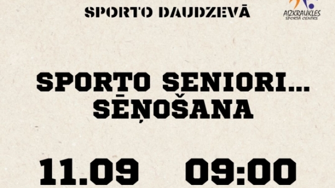 Sporto seniori...sēņošana
