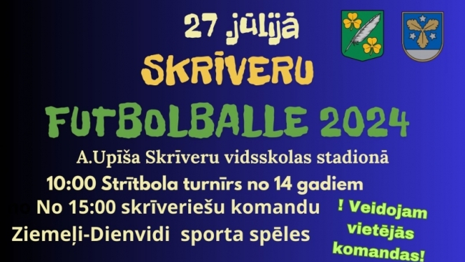 Skrīveru futbolballe 2024