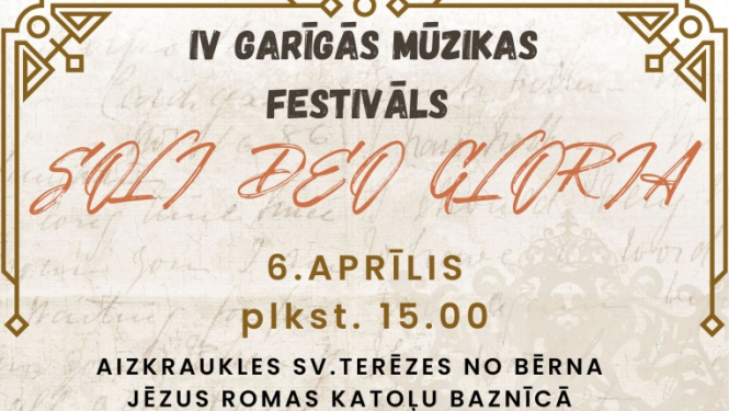 garīgās mūzikas festivāls