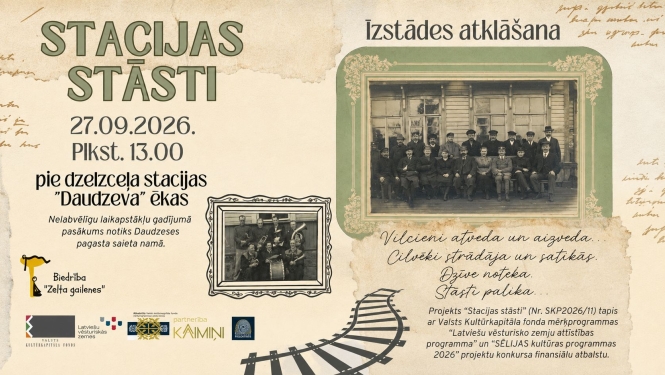 Izstādes “Stacijas stāsti” atklāšana
