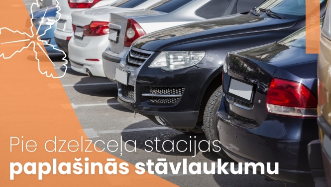 automašīnas stāvlaukumā
