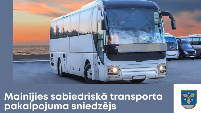 Mainījies sabiedriskā transporta pakalpojumu sniedzējs