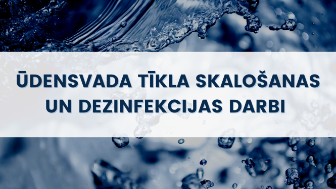 Ūdensvada dezinfekcijas darbi